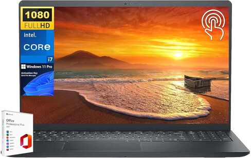 أحدث كمبيوتر محمول طراز Inspiron 15 3530 مقاس 15.6 بوصة يعمل باللمس من Dell، مع ترخيص Microsoft Office مدى الحياة، Intel الجيل الثالث عشر Core i7-1355U حتى 5.0 جيجاهرتز، ذاكرة الوصول العشوائي 16 جيجابايت، 1 تيرابايت SSD، Wi-Fi 6، كاميرا ويب، HDMI، Windows in Saudi Arabia