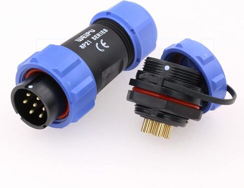 DRRI Weipu SP21 5Pin Rear-nut Mount Waterproof Quick Connect Threaded Plastic Connector for Outdoor Lights in Saudi Arabia