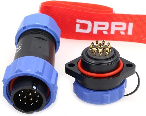 DRRI Weipu SP21 5Pin Rear-nut Mount Waterproof Quick Connect Threaded Plastic Connector for Outdoor Lights in Saudi Arabia