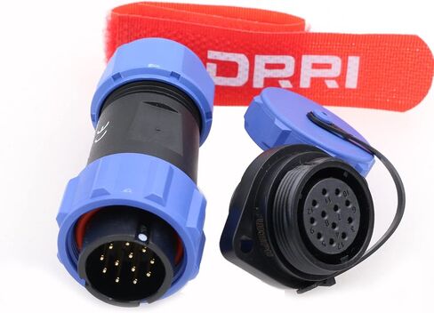 DRRI Weipu SP21 5Pin Rear-nut Mount Waterproof Quick Connect Threaded Plastic Connector for Outdoor Lights in Saudi Arabia