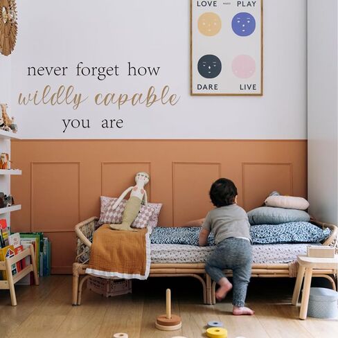 Never Forget How Wildly Capable You are Sticker - Motivational Wall Decal,Positive Quote Sticker,Mirror Decal,Classroom Inspirational (Never Forget Decor) in Saudi Arabia