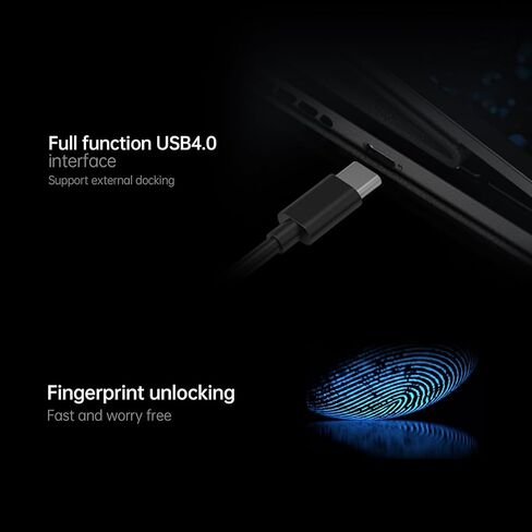 كمبيوتر محمول One-Netbook 5 قابل للتحويل متعدد الأشكال مع شاشة لمس 10.1 بوصة 2k LTPS، كمبيوتر محمول 2 في 1 مزود بمعالج Intel i7 1250U، وذاكرة وصول عشوائي 32 جيجابايت، وقرص SSD 1 تيرابايت in Kuwait