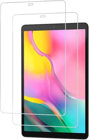 VIESUP Screen Protector for Galaxy Tab A 10.1 (2019) 10.1", [2-Pack] 9H Hardness HD Tempered Glass Screen Protector for Samsung Galaxy Tab A 10.1 (2019) SM-T515 SM-T510 (10.1 Inch) in Saudi Arabia