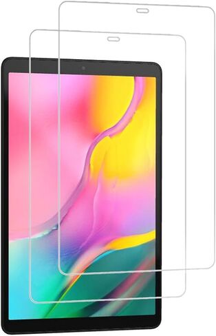 VIESUP Screen Protector for Galaxy Tab A 10.1 (2019) 10.1", [2-Pack] 9H Hardness HD Tempered Glass Screen Protector for Samsung Galaxy Tab A 10.1 (2019) SM-T515 SM-T510 (10.1 Inch) in Saudi Arabia
