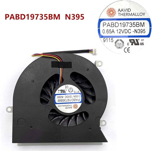 BestParts استبدال مروحة تبريد وحدة المعالجة المركزية + وحدة معالجة الرسومات الجديدة لـ MSI GT62VR 6RD 6RE، 7RD 7RE MS-16L1 MS-16L2 MS-16L3، P/N: PABD19735BM N322 N395 (2-Pack) 4-Pin in Saudi Arabia