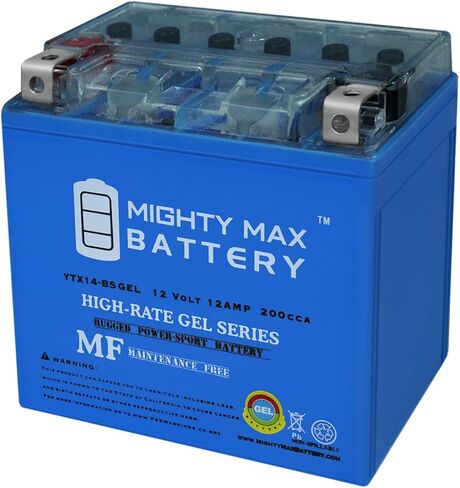 Mighty Max Battery Y50-N18L-A3GEL -12 Volt 21 AH, Gel Type, 350 CCA, Rechargeable Maintenance Free SLA AGM Motorcycle Battery in Saudi Arabia