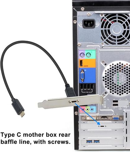 Poyiccot USB C Male to Female Extension Cable 1feet/30cm, Right& Left Angled 90 Degree USB 3.1 Type C Extender Charging & Sync Cable with Panel Mount Screw Hole for Charging & Sync (USB C Right M/F) in Saudi Arabia