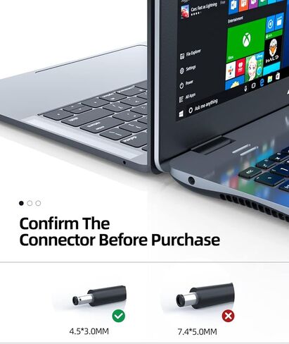 محول شاحن تيار متردد 65 وات 45 وات متوافق مع Dell Inspiron 3525 5420 5620 5625، Vostro 3420 3425 3520 3525 5620 5625، OptiPlex 3000 Thin Client سلك إمداد الطاقة للكمبيوتر المحمول in Saudi Arabia