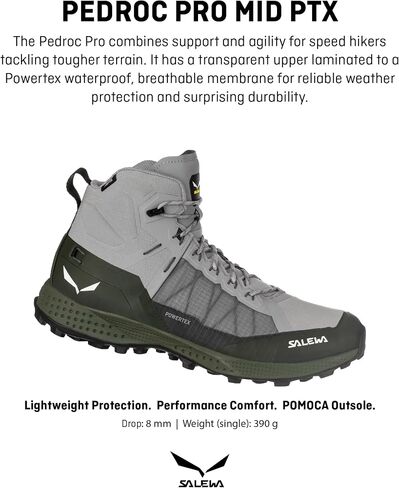 Salewa Pedroc Pro Mid PTX - Men's in Saudi Arabia