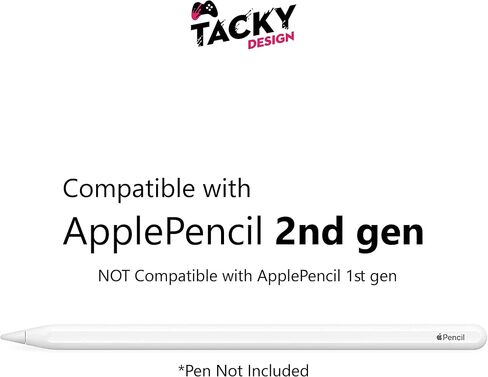 Tacky design Pastel Skin Compatible with Apple Pencil Skin - Vinyl 3m, Apple Stickers, Apple Pencil Cover Full wrap (1st Generation) in Saudi Arabia