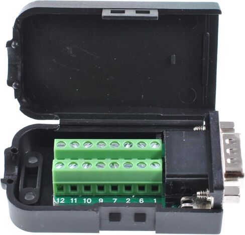 Oiyagai DB15 3+9 D-SUB VGA Male 3Row 15Pin Connector Adapter with Nut Terminal Breakout Board Connector Signal Module with Case Free Welding in Kuwait