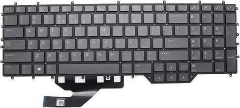 لوحة مفاتيح جديدة لـ Dell Alienware M17 R2 M17 R3 منطقة 51m R2 P41E PK132VQ2C00 لكل مفتاح RGB بإضاءة خلفية أمريكية in Kuwait