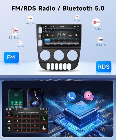 8Core 4+64G ستيريو سيارة لمرسيدس بنز W163 ML320 ML350 ML400 ML500 1997-2005 Wireless Carplay Android Auto، 9 بوصة 1280 * 720P IPS شاشة تعمل باللمس، GPS/WiFi/32band DSP صوت/بلوتوث/SWC/كاميرا احتياطية in Saudi Arabia