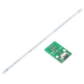 MECCANIXITY FFC FPC 6 Pin 0.5mm 1mm Pitch to DIP 2.0mm PCB Converter Board with 5 Pack 0.5mm Pitch 150mm Flexible Flat Cable Kit