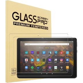 i-Tensodo 2 Pack Tempered Glass Screen Protector for Fire HD 8 Tablet/Fire HD 8 Plus 8 inch Tablet(12th/10th Generation - 2022/2020 release), 2.5D, HD Clear, 9H Hardness
