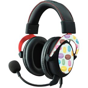MightySkins Skin Compatible with Kingston HyperX Cloud II Gaming Headset - Macarons | Protective, Durable, and Unique Vinyl Decal wrap Cover | Easy to Apply, Remove | Made in The USA
