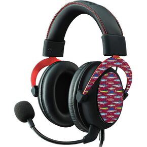 MightySkins Skin Compatible with Kingston HyperX Cloud II Gaming Headset - Saltwater Collage | Protective, Durable, and Unique Vinyl Decal wrap Cover | Easy to Apply, Remove | Made in The USA