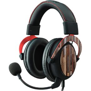 MightySkins Skin Compatible with Kingston HyperX Cloud II Gaming Headset - Woody | Protective, Durable, and Unique Vinyl Decal wrap Cover | Easy to Apply, Remove, and Change Styles | Made in The USA