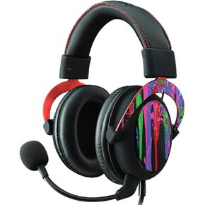 MightySkins Skin Compatible with Kingston HyperX Cloud II Gaming Headset - Drips | Protective, Durable, and Unique Vinyl Decal wrap Cover | Easy to Apply, Remove, and Change Styles | Made in The USA