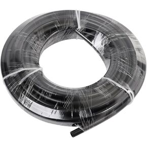 Nylon Air Line 100ft 3/8" OD Pneumatic Nylon Tube DOT Approved SAE J844 Airline For Air Brake Tubing or Fluid Transfer Black