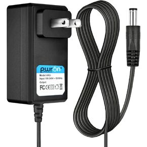 PwrON 6.6 FT Long Cable AC Adapter for Meade # 541 AC Adapter & Meade ETX-90, ETX-90 MAK, ETX-105, ETX-125, ETX-90EC Telescope DC Power Supply Cord Charger