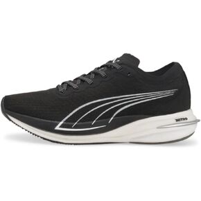 PUMA Women's Deviate Nitro Running Shoe, Puma Black-Puma White 07, 7.5