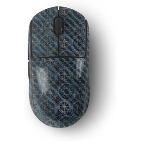 MightySkins Carbon Fiber Skin Compatible with Logitech G Pro Wireless Gaming Mouse - Compass Tile | Protective, Durable Textured Carbon Fiber Finish | Easy to Apply