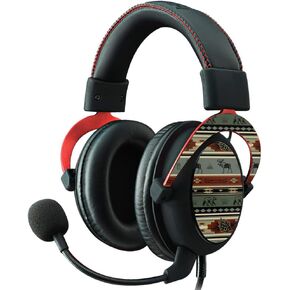 MightySkins Skin Compatible with Kingston HyperX Cloud II Gaming Headset - Cabin Stripes | Protective, Durable, and Unique Vinyl Decal wrap Cover | Easy to Apply, Remove | Made in The USA