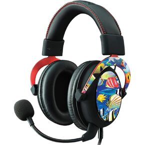 MightySkins Skin Compatible with Kingston HyperX Cloud II Gaming Headset - Tropical Fish | Protective, Durable, and Unique Vinyl Decal wrap Cover | Easy to Apply, Remove | Made in The USA