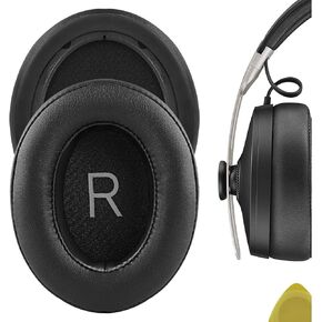 Geekria QuickFit Replacement Ear Pads for Sennheiser Momentum 3 Wireless Momentum 3.0 Wireless Headphones Ear Cushions, Headset Earpads, Ear Cups Cover Repair Parts (Black)