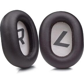 Earpads Replacement for Plantronics BackBeat Pro 2, Voyager 8200 UC Headphones, Ear Pads Cushions with Noise Isolation Memory Foam,Soft Protein Leather(Black)