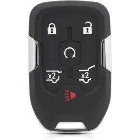 for GMC Sierra Truck 2019 2020 Key Fob Remote Key Replacement for 2019 2020 Chevy Silverado 1500 2500 3500 Keyless Entry Remote Key 13508398, 13529632, 13591396 (HYQ1EA)