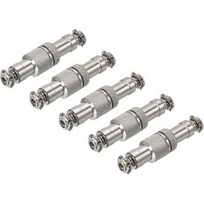 MECCANIXITY 5pcs Aviation Connector GX12 4 Pins 12mm Male Female Wire Panel Aviation Connector Plug Socket for Aviation, High-Speed Rail, Ships
