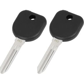 X AUTOHAUX 2pcs PK3 Chipped Uncut Ignition Key Entry Remote Fob Control B99PT for Chevrolet Uplander 2007-2009