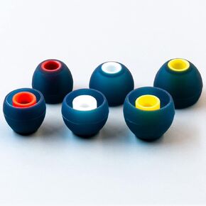 6 PCS/3 Pairs Ear bud Rubber Tips KBEAR 08 Replacement Silicone iem Ear tips Silicone Earbud Tips For kz zs10 pro,zs10 pro x, zsn pro x, zsn pro, castor, edx pro, zar, zst, as24, dqs, zsn, pr2 (S/M/L)