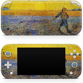 TACKY DESIGN Kawaii Farmer Paint Skin Compatible with Nintendo Switch lite, Van Gogh Art Skin Compatible with Switch lite Stickers Vinyl 3m Decal Cute Full wrap Cover