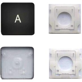 Replacement Individual A Key Cap and Hinges are Applicable for MacBook Pro/Air A2141 A2251 A2289 A2179 A2337 A2338 A2442 A2485 A2779 A2780 A2941 A2918 A2992 A2681 A2941 2019-2023 Year