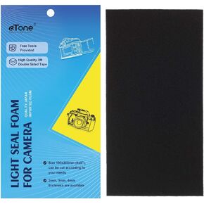 Light Leak Proof Sponge 3mm High Density Foam Film Camera Replacement Light Seal Foam with Tongs for 120 135 Film Camera Large Format Camera Film Camera Accessories
