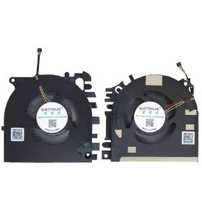 Replacement New Laptop CPU and GPU Cooling Fan for HP ZBook Fury 15 G7 15 G8 Series MG75090V1-1C130-S9A MG75090V1-1C110-S9A ND75C52-19L05 ND75C53-19L06 DC5V Fan