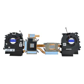 New Laptop CPU+GPU Radiator with Fan Set for HP ZBook Fury 15 G7 15 G8 Series Fan ND75C53-19L06 ND75C52-19L05 M17046-001 DC5V(Please Check Radiator Part Number Before Purchase)