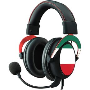 MightySkins Skin Compatible with Kingston HyperX Cloud II Gaming Headset - Mexican Flag | Protective, Durable, and Unique Vinyl Decal wrap Cover | Easy to Apply, Remove | Made in The USA