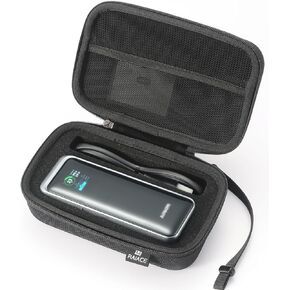 RAIACE Hard Travel Storage Case Compatible with Anker 27,650mAh 250W PowerBank + Anker 100W Charging Base. (case only) - Black