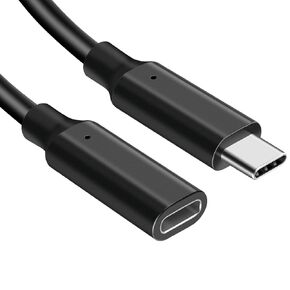 USB C Extension Cable 3.3ft, USB Type C Male to Female Charging/Data Transfer Extender Cord, USB 3.2 10Gbps 5A/100W 4K/60Hz, Compatible with MacBook Pro/Air Dell XPS iPhone 15 Galaxy and More