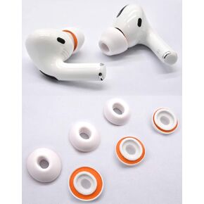 Zotech Replacement 3 Pairs Memory Foam & Silicone Ear Tips for Apple Airpods Pro White 1st & 2nd Gen (S/M/L)