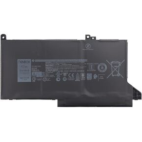 11.4V 42Wh DJ1J0 PGFX4 ONFOH Repalcement Laptop Battery for DELL Latitude 12 7000 7280 7380 7480 Tablet