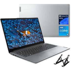 Lenovo IdeaPad 15.6-inch Laptop Computer - Anti-Glare FHD Display, i5-1235U Processor(beat i7-1135G7), 16GB RAM, 512GB SSD, 10H Long Battery Life, HD Webcam, Wi-Fi 6, Windows 11 Pro, with Laptop Stand