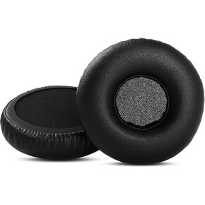 Upgrade Replacement Earpads Foam Compatible with House of Marley Positive Vibration 2 Wireless On-Ear Headphones Parts Ear Cushions (Black)