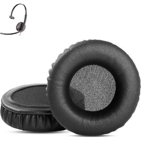 Prime Replacement Earpads Compatible with Plantronics Blackwire C3220, C3210, C3215, C3225 USB Headsets Ear pads Cushion(Protein Leather/Memory Foam)