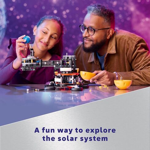 LEGO Technic Planet Earth and Moon in Orbit Building Set, Outer Space Birthday Gift for 10 Year Olds, Solar System Space Toy for Imaginative, Independent Play, Space Room Décor for Boys & Girls, 42179 in Saudi Arabia