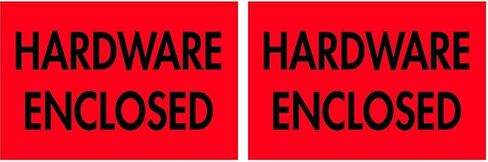 Tape Logic TLDL3591 Labels, Hardware Enclosed", 2" x 3", Fluorescent Red, 1 Roll of 500 Labels in Saudi Arabia